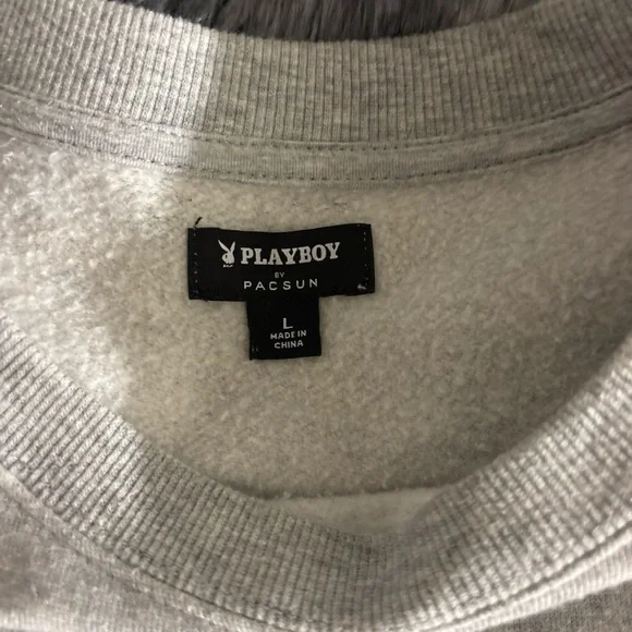 PacSun Gray PLAYBOY Sweatshirt - Picture 2 of 3